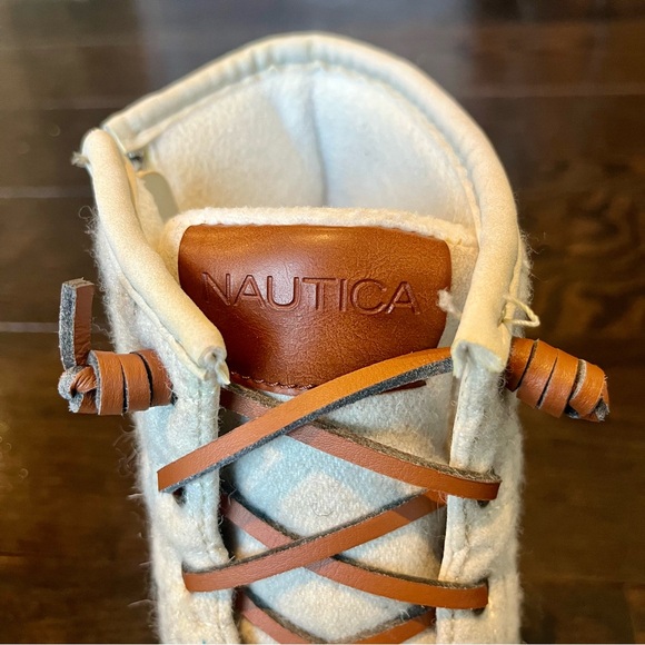 Nautica Quilted Wooley Duck Boots Waterproof Winter Snow / Rain Booties - Picture 4 of 16